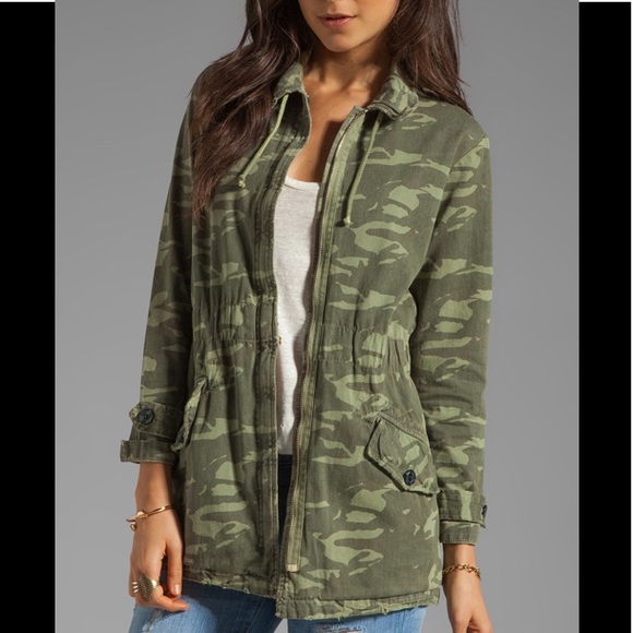 MONROW Camo Jacket Camouflage Military Trench Army